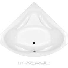 M-acryl Rita akril szimmetrikus sarok fürdőkád tartóláb szettel