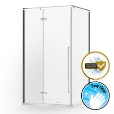 Wellis Sorrento Plus Easy Clean szögletes zuhanykabin