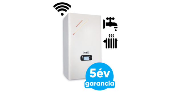 SENKO SENel Combi WiFi 18 kW elektromos kazán fűtéshez és átfolyós rendszerű használati meleg víz előállításhoz