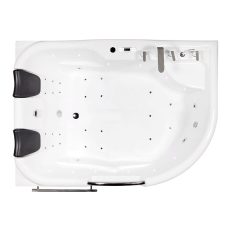 Wellis Dublo Hydro™ hidromasszázs sarokkád 180x130 cm