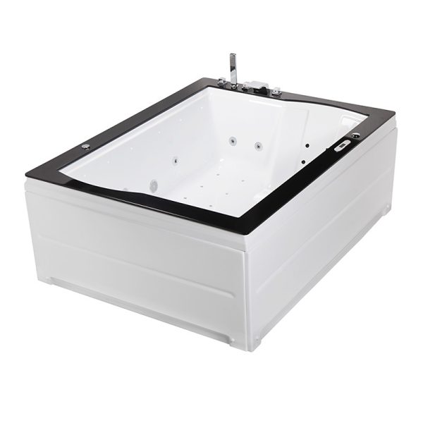 Wellis Nera Maxi E-Max™ TOUCH hidromasszázs fürdőkád 185x150 cm csapteleppel