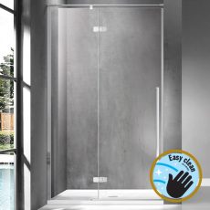 Wellis Sorrento Easy Clean nyíló zuhanyajtó fallal