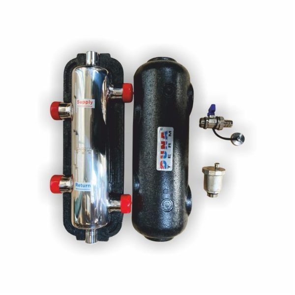 Dunatherm rozsdamentes hidraulikus váltó 4x1" FH-ZZ18677A-25