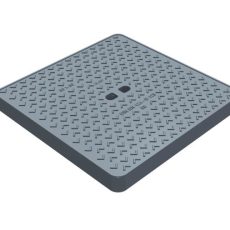 Paver 600x600 mm-es szögletes közúti aknafedlap B-125