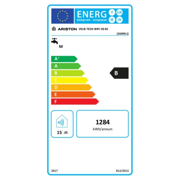 Ariston Velis Tech Wifi EU elektromos vízmelegítő - villany bojler - Image 2