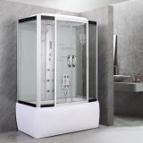 Emilia 85x150 cm szögletes hidromasszázs kádkabin elektronikával White - HTSR-150W - Image 2
