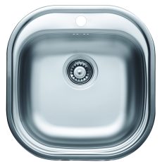 Livinox BIANCA EC-149K egymedencés, rozsdamentes acél mosogató 460 x 480 x 165 mm