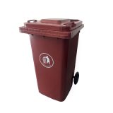 Hulladéktároló 240L barna - LKU-240B