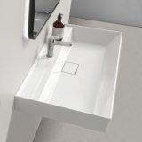 CeraStyle SHARP - porcelán mosdókagyló - 80 x 48 cm - Image 2