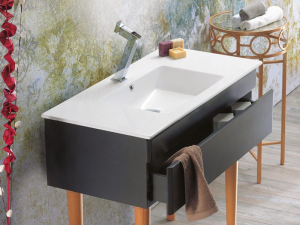 CeraStyle IBIZA - porcelán mosdókagyló - 121 x 51 cm - Image 2