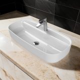 CeraStyle AQUA - PULTRA ültethető - Top Counter - porcelán mosdó - 80 x 40 cm - 077300-u - Image 4