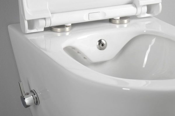 Sanovit AVVA - fali WC - BEÉPÍTETT bidé funkcióval - rimless - perem nélküli - mély öblítésű - 100315 - Image 6