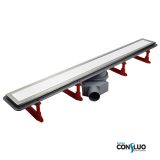 Pestan zuhanyfolyóka Confluo Premium Line fehér üveg 65 cm - 13000283 - Image 3