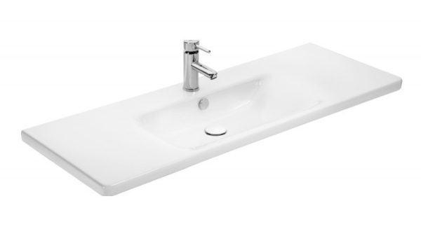 Sanovit SOFT - porcelán mosdókagyló - 120 x 45,5 cm - 13120-KL