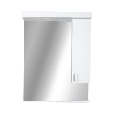 Viva STYLE Tükrös fürdőszobai szekrény LED világítással - JOBBOS szekrénnyel - 55 x 97 x 17 cm - 1E550