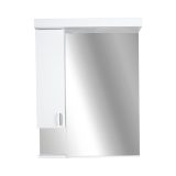 Viva STYLE Tükrös fürdőszobai szekrény LED világítással - BALOS szekrénnyel - 75 x 97 x 17 cm - 1E750BAL