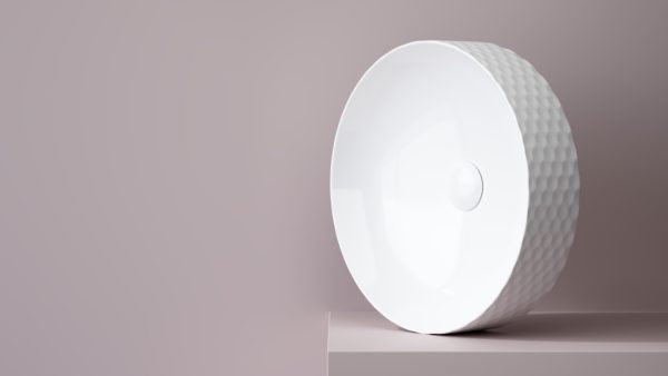 Sanovit SIENA - PULTRA ültethető - Top Counter - porcelán mosdó - O - Ø 44 cm - Image 3
