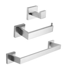 Viva INOX - fürdőszobai kiegészítő - Szett - fogas, wc papír tartó, törülközőtartó - 35IS7000