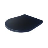Viva FEKETE BRILLA SLIM XL WC ülőke - duroplast - lecsapódásgátlós - levehető klikk - 46 x 36,5 cm - 51CXL085 - Image 6