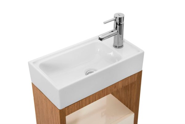 Sanovit MINI - PULTRA ültethető - Top Counter - porcelán mosdó -  - 50 x 25,5 cm - 7045-KL - Image 2