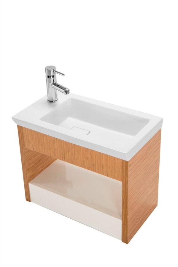 Sanovit MINI - PULTRA ültethető - Top Counter - porcelán mosdó -  - 50 x 25,5 cm - 7045-KL - Image 3