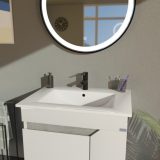 TMP VISION fali függersztett fürdőszobai bútor 50 cm - Image 5