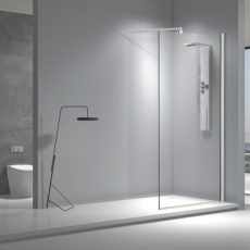 Viva AQUA Max WALK IN zuhanyfal - 8 mm vízlepergető víztiszta üveg - 90 x 200 cm - 8WIF_90