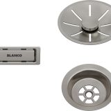 Blanco InFino szett satin platinum 1 medencés gránit mosogatóhoz – 207406