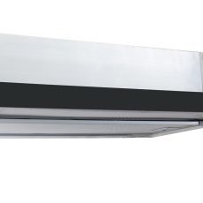 Evido SLIMLUX 60GB teleszkópos kihúzható páraelszívó inox/fekete üveg frontttal - CHT6GB-4