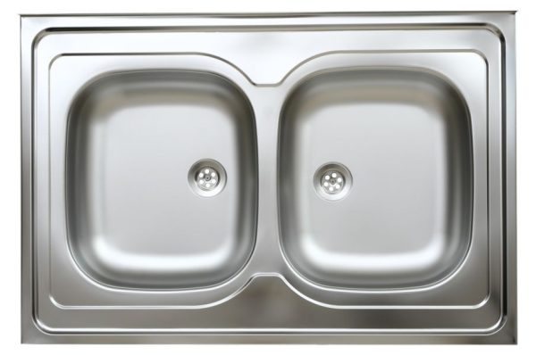 Livinox N-111K kétmedencés, teletetős rozsdamentes mosogató 900 x 600 x 135 mm