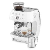SMEG ŐRLŐVEL KOMBINÁLT ESPRESSO KÁVÉFŐZŐ, fehér - Image 3