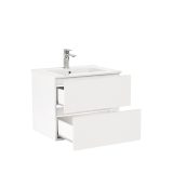 Vario Forte 60 komplett fürdőszoba bútor fehér-fehér színben -Vario001-k - Image 5