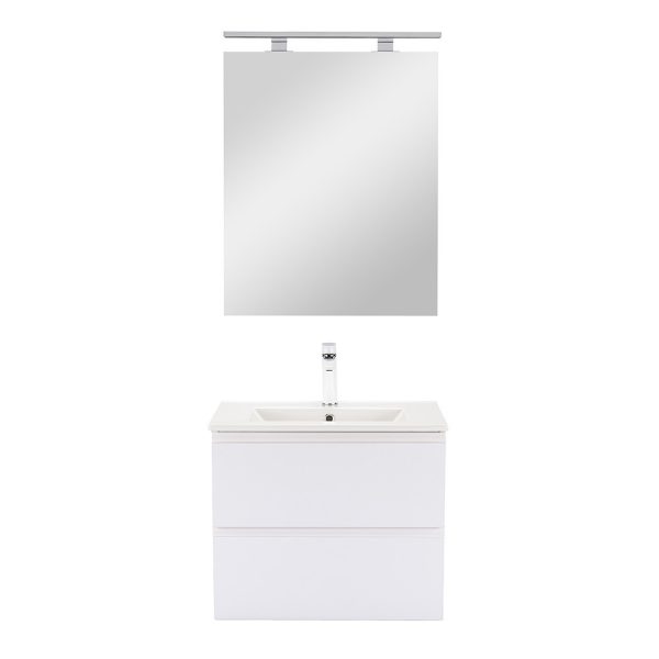 Vario Pull 60 komplett fürdőszobabútor fehér-fehér színben - Vario019-k - Image 4