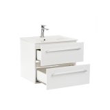 Vario Clam 60 komplett fürdőszoba bútor fehér-fehér színben - Vario028-k - Image 5
