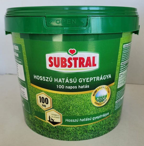 Substral Hosszú hatású gyeptrágya 250 m2 - 5 kg - 732139-8224