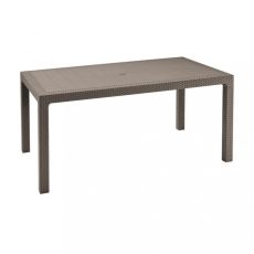 Melody műrattan kerti asztal 170 x 94 x 74 cm cappuccino színben - 211105