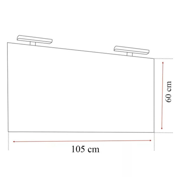 Bianca Prime 105 komplett fürdőszobabútor, magasfényű fehér színben - BPR105MFFMFF - Image 4