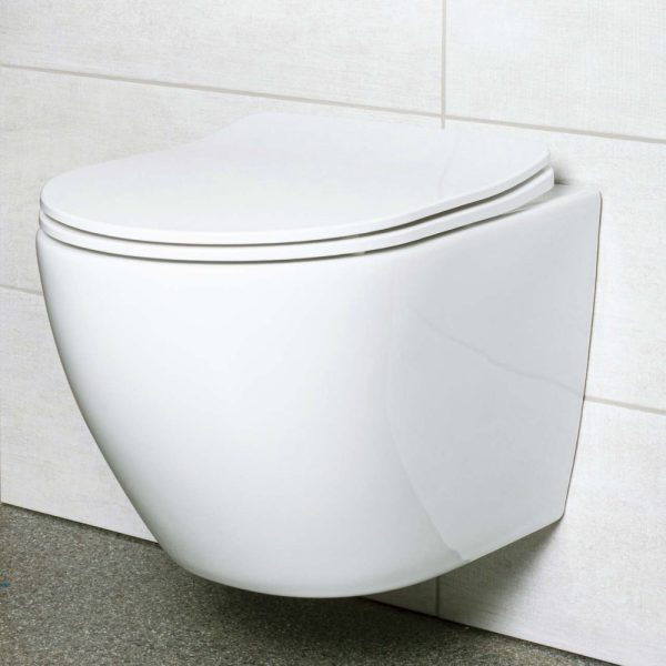 Delos WH fali rimless WC soft-close ülőkével - DELOSWH - Image 3