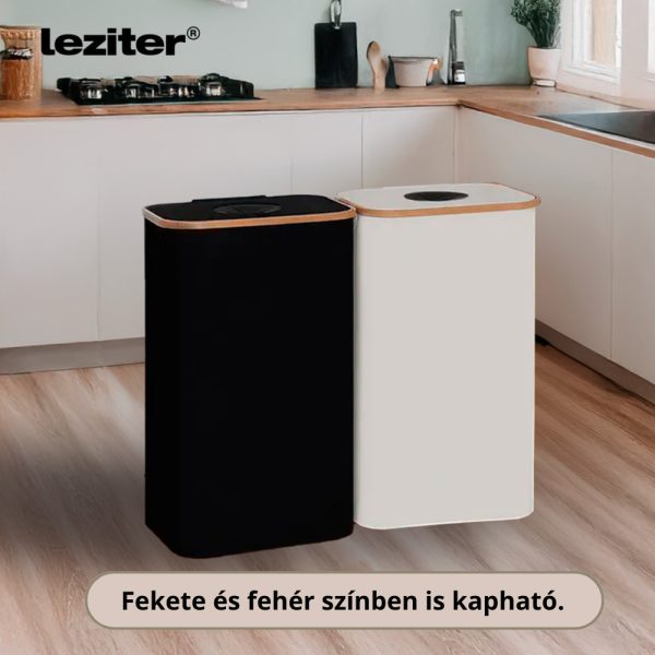 Szelektív palackgyűjtő 100l fehér - LPGY-100-WH - Image 5