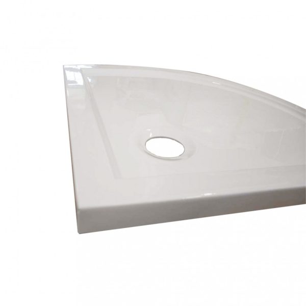 Modena Slim íves alacsony akril zuhanytálca 90x90 cm - MAU-MODR90 - Image 5