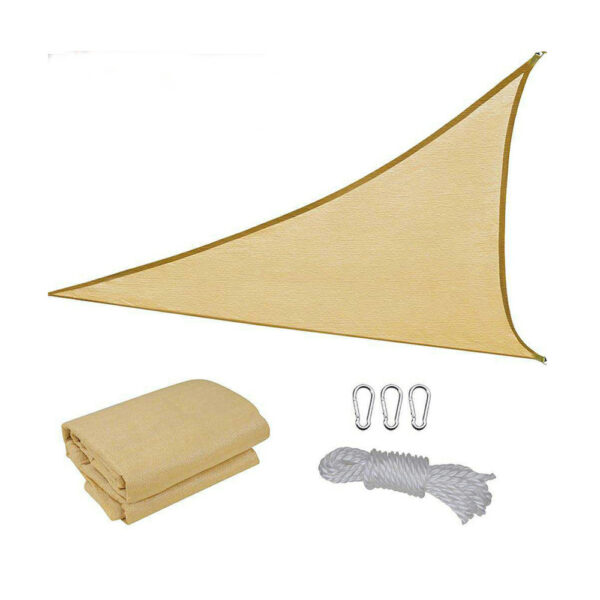 Rana napvitorla háromszög alakú 3x3x3 m bézs - MXR-01-Beige - Image 2