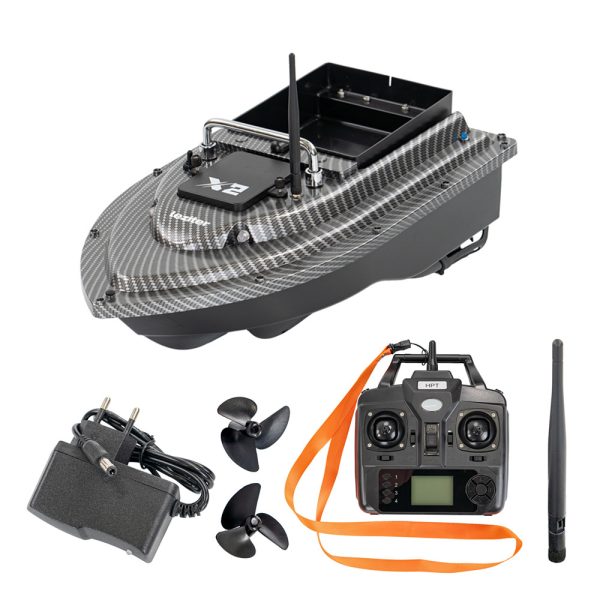Etetőhajó X2 GPS hátrakidobós carbon - X2-HK-C-G1