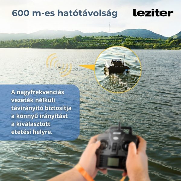 Etetőhajó X2 GPS hátrakidobós carbon - X2-HK-C-G1 - Image 5