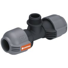 Gardena 2787-20 T-elem 25 mmx3/4' külső menettel