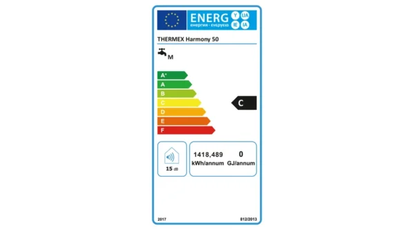 THERMEX Harmony 50 - elektromos vízmelegítő extra lapos kivitelben (2,5 kW) - Image 6