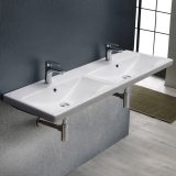 CeraStyle ELITE - DUPLA porcelán mosdókagyló - 120 x 45 cm - VB032B52T00 - Image 2