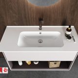 CeraStyle BLUE - porcelán mosdókagyló - 100 x 47 cm - VB041A22U00 - Image 3