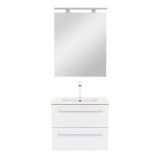 Vario Clam 60 komplett fürdőszobabútor antracit-fehér színben - Vario031-k - Image 4